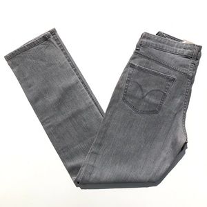 Levi's jeans women 4M 27W 32L mid rise skinny gray coated IRREGULAR 052176560130